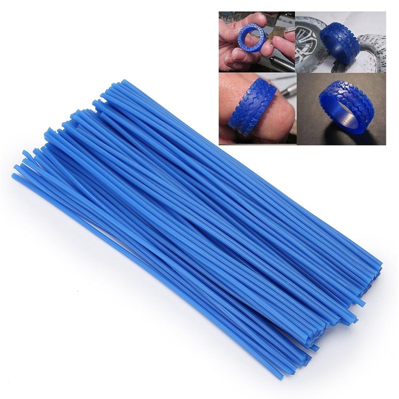 Kodrily Casting Wax Lines, 2.5mm Diameter Round Wax Line Wire, Jewelers Lost Casting Kit Supplies, Moulding Materials Jewelry Making Gold Tool for Goldsmith, Blue - Image 3